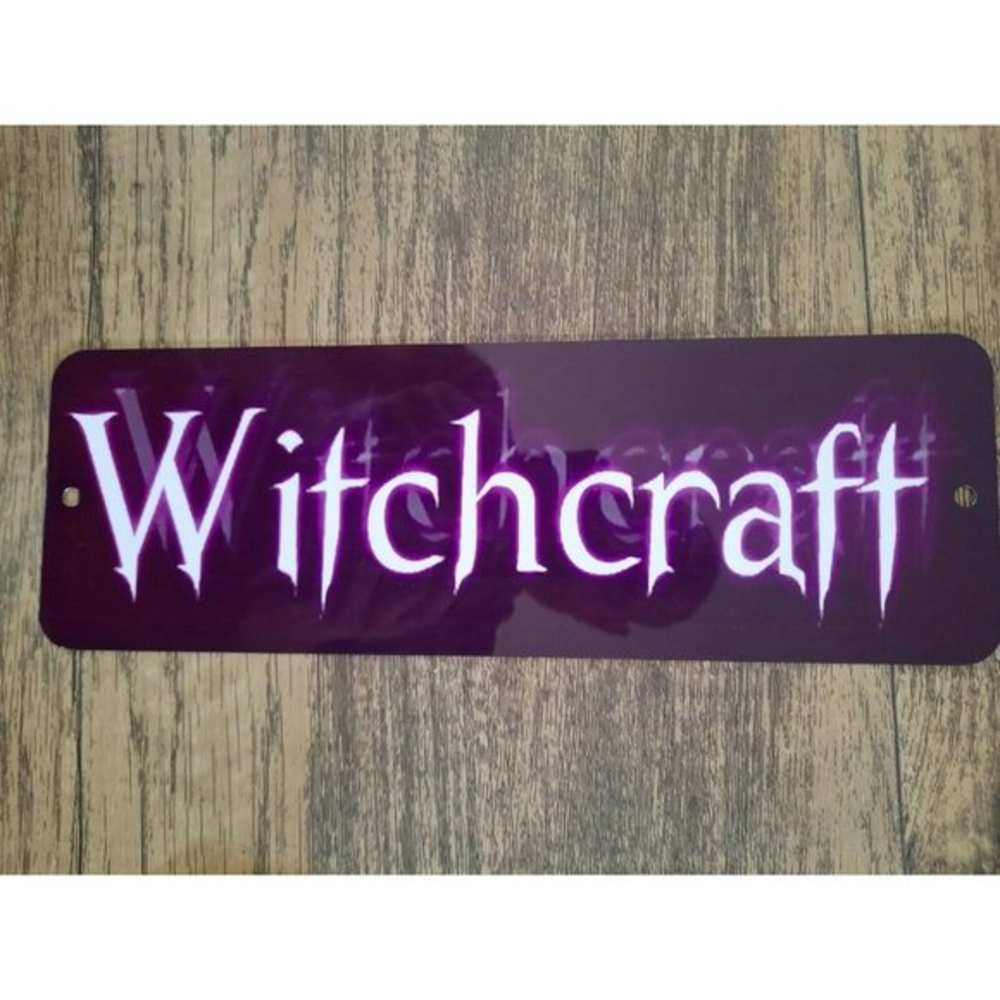 Witchcraft Marquee‎ Banner 4x12 Metal Wall Sign